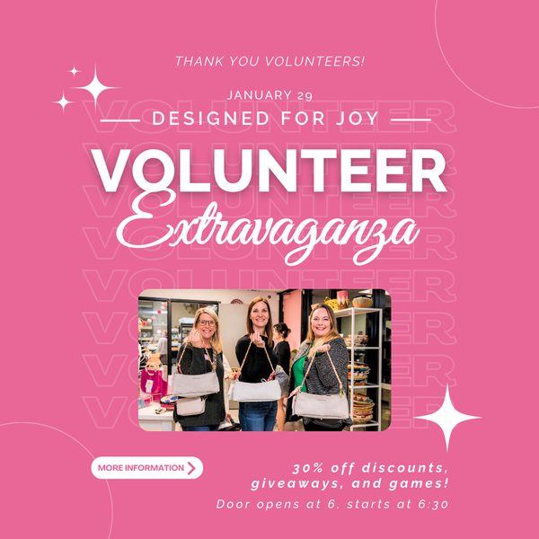 Volunteer Extravaganza, Thursday, January 29th