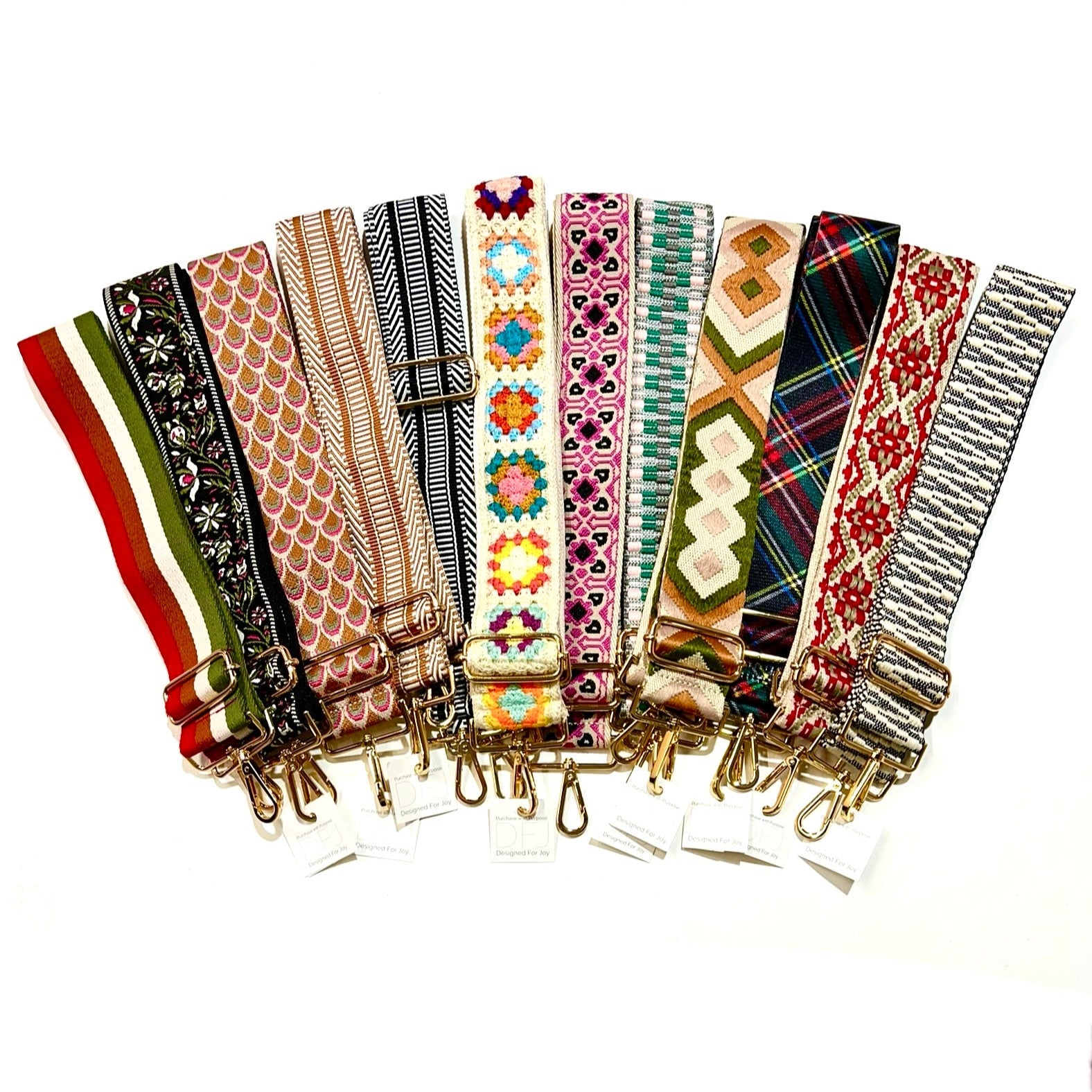 Adjustable Crossbody Straps - 2 Inch Wide