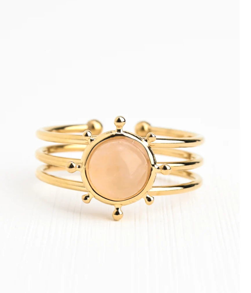 Rose Quartz Ring – Designed For Joy