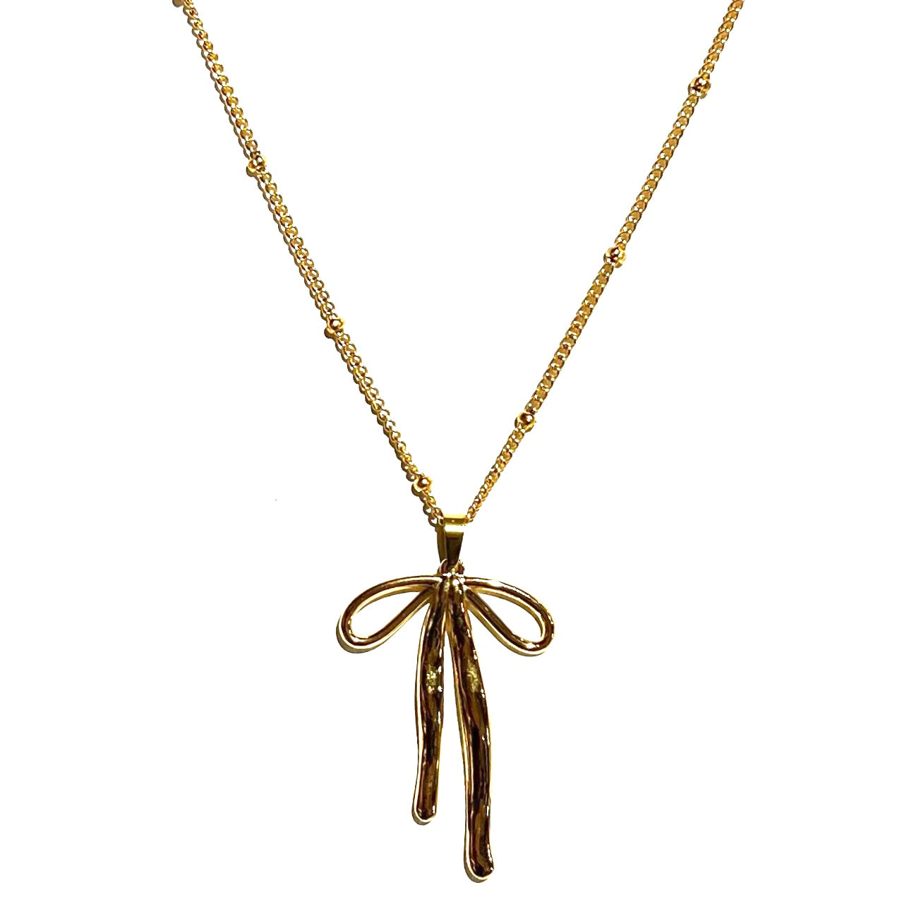 Bow Pendant Necklace