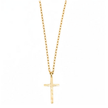 Gold Cross Necklace - Large