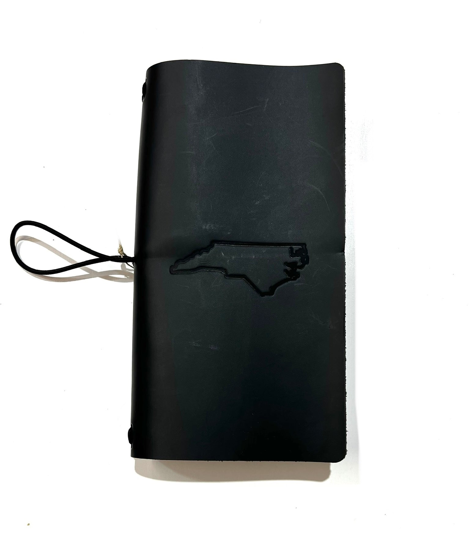 Leather Journals-Pocket & Traveler Size (NC State Outline Stamp)