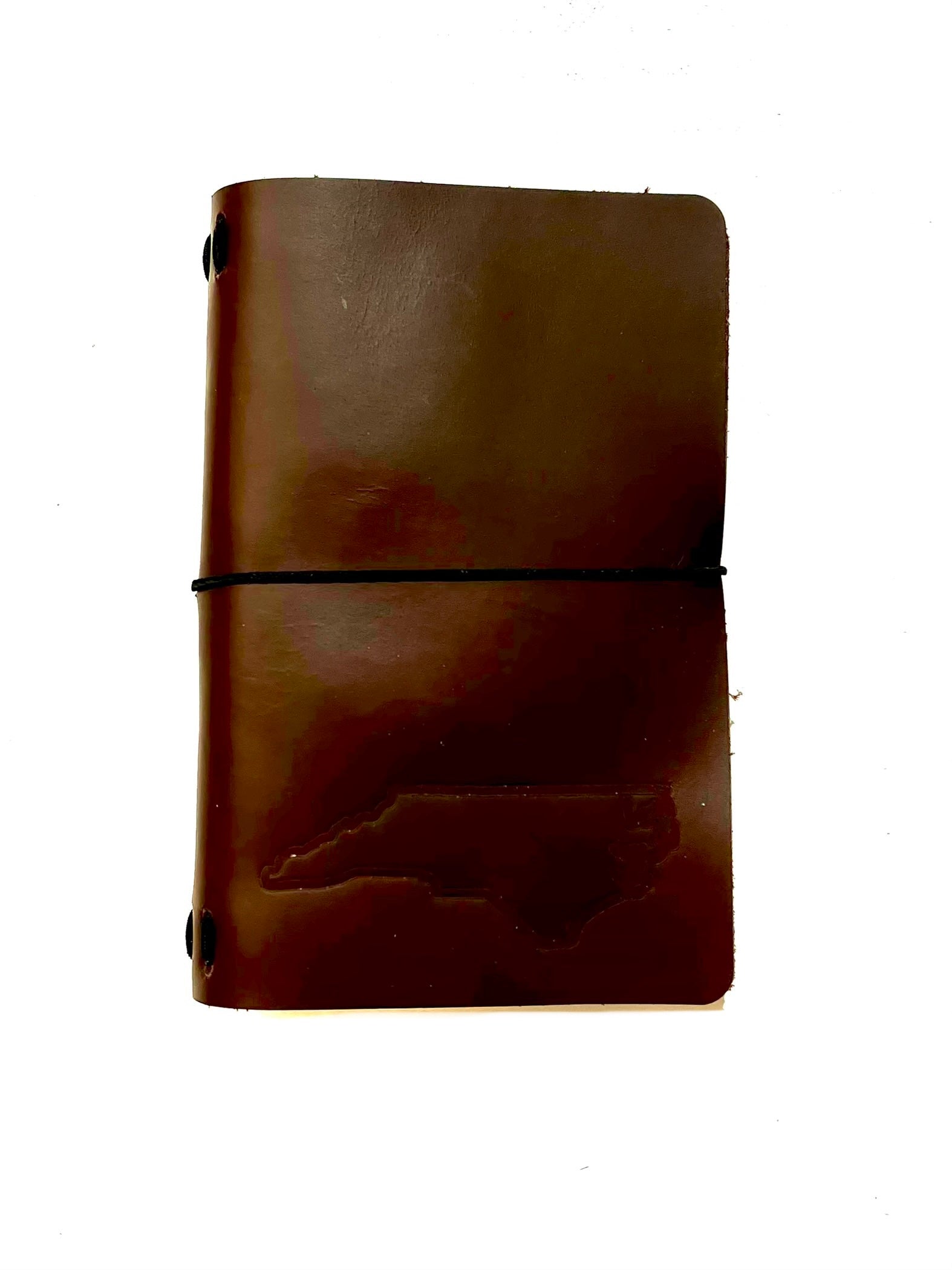 Leather Journals-Pocket & Traveler Size (NC State Outline Stamp)