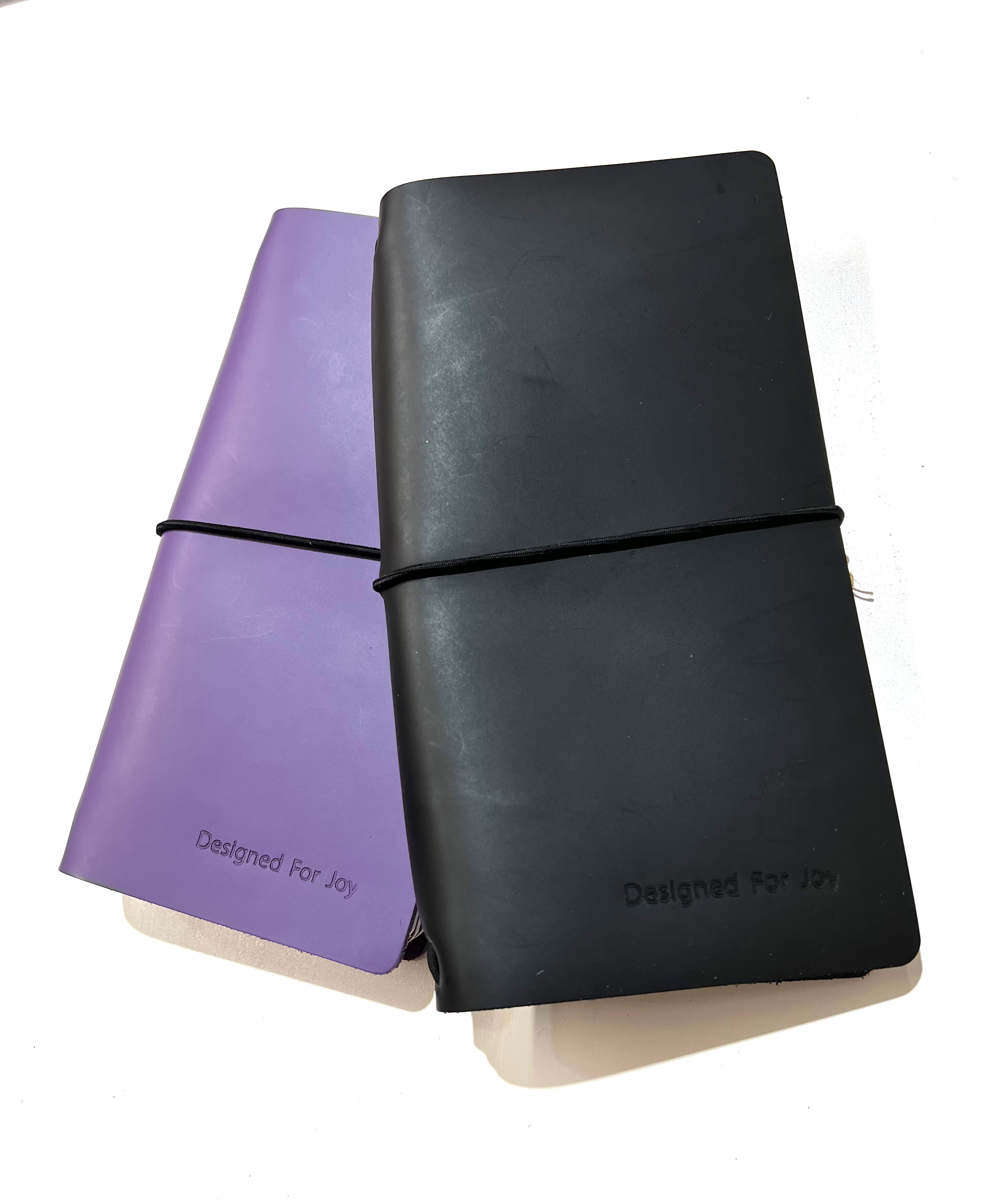 Leather Journals-Pocket & Traveler Size (Designed For Joy Logo Stamp)