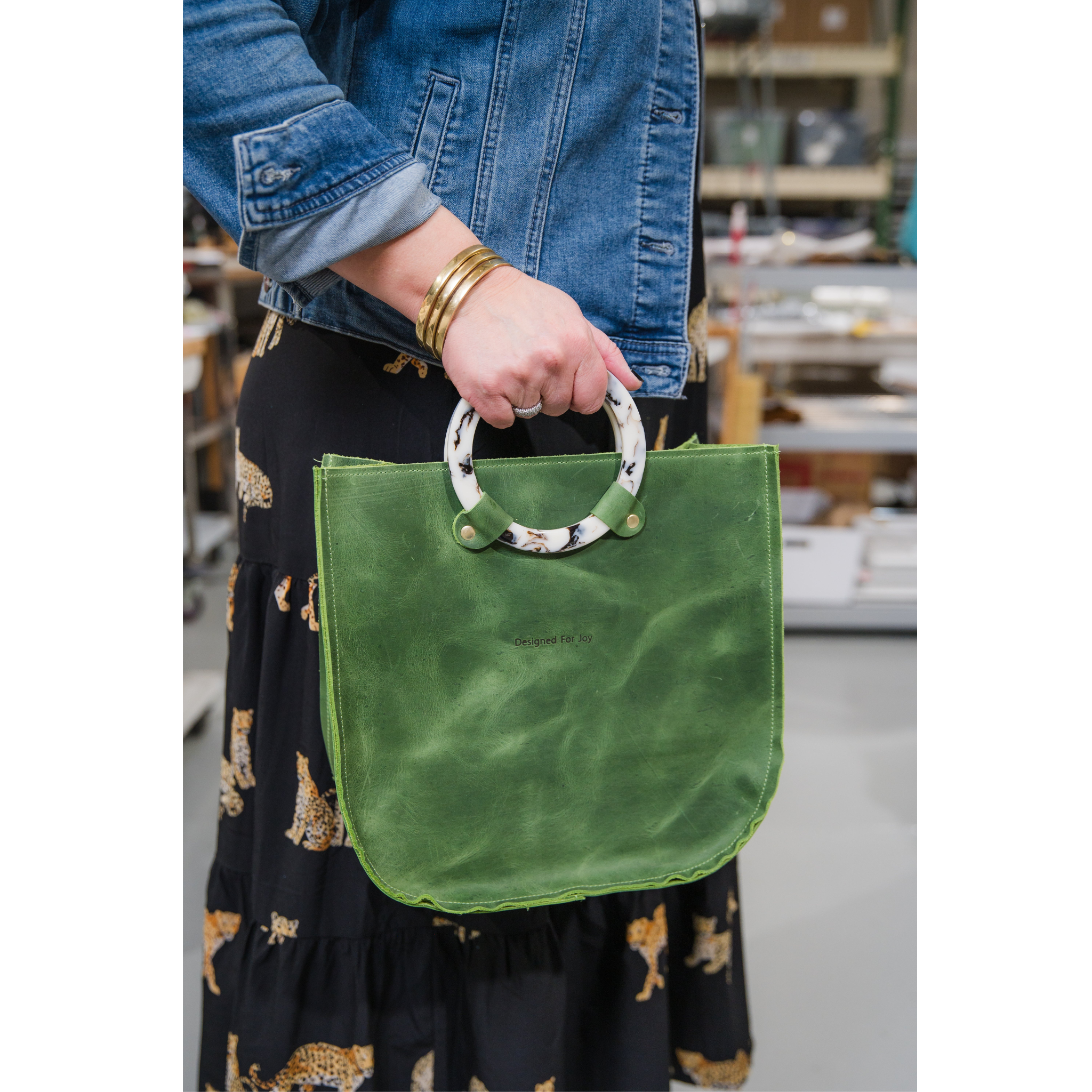 Louise Top Handle Tote Bag