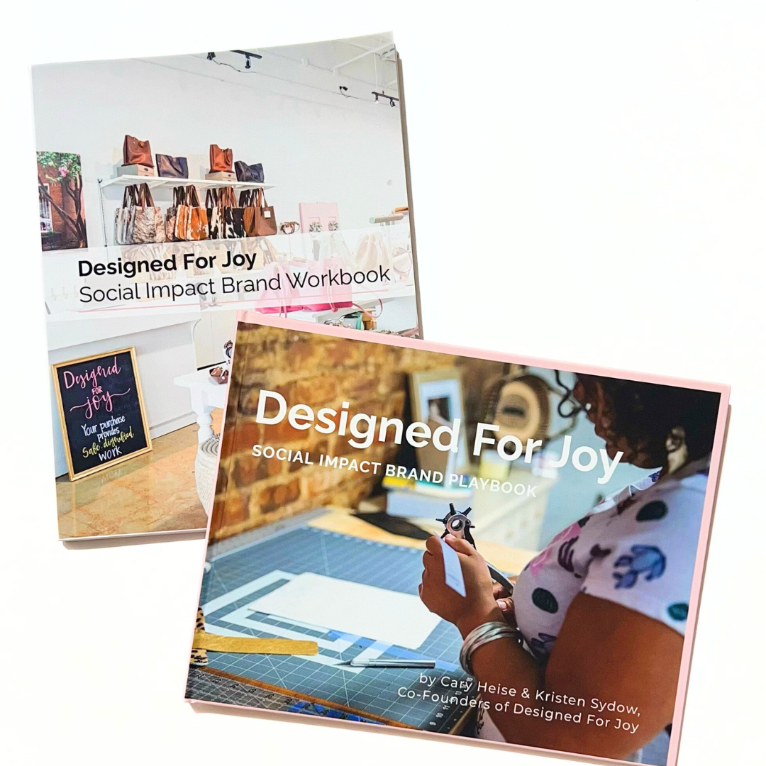 Designed For Joy Social Impact Brand Course - Book and Workbook