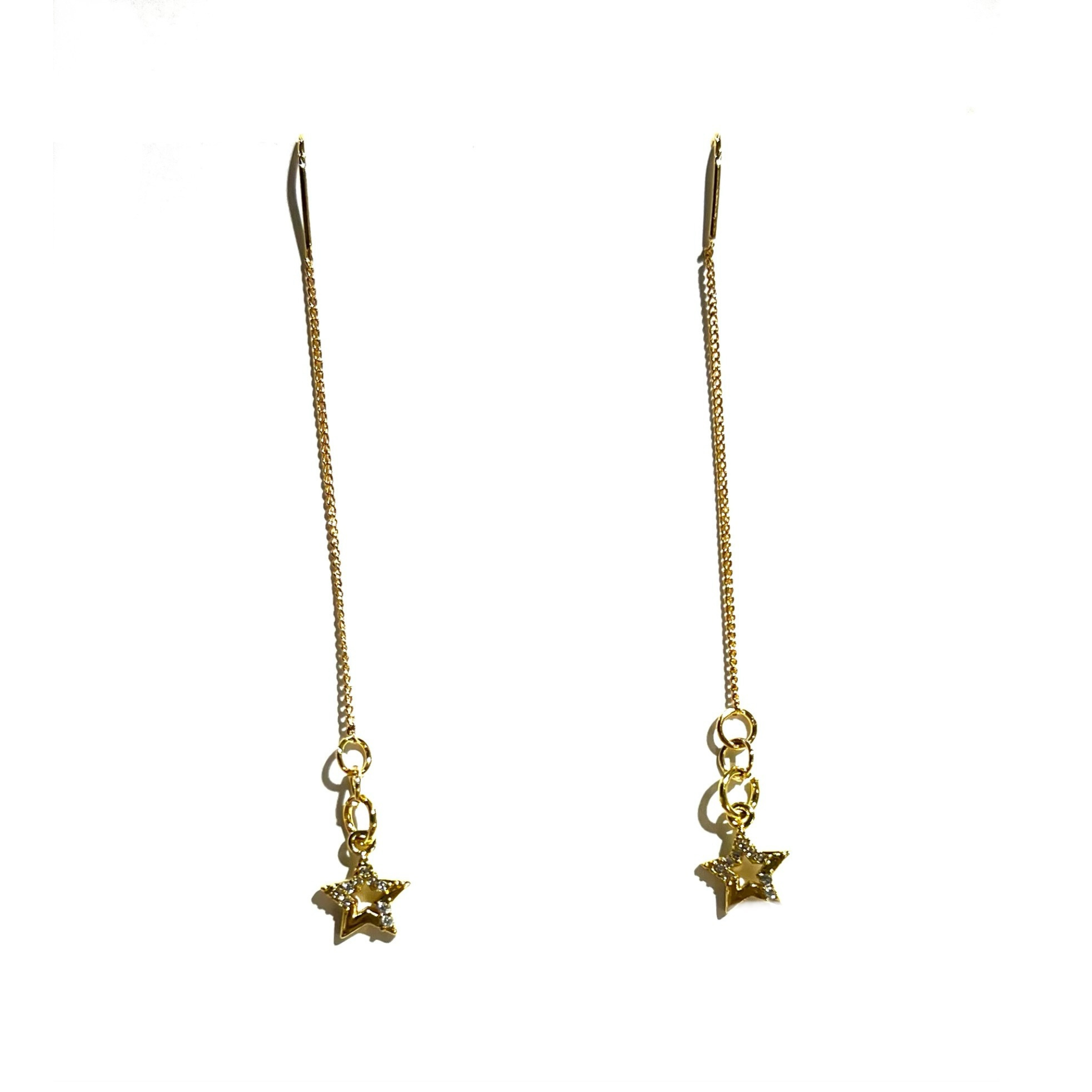 Shooting Star Threader Earrings