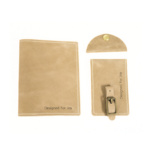 Leather Travel Bundle-Passport Cover, Luggage Tag, Cord Organizer