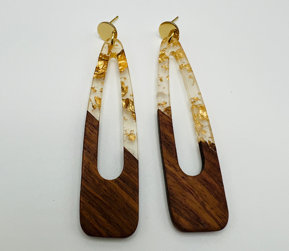 Wooden Resin Bar Dangle Drop Earrings for Women Minimalism Wood Long Bar  Drops Women Jewelry Girl Gift